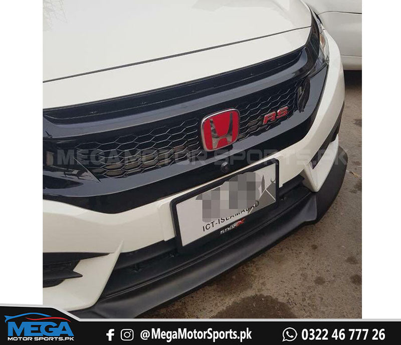 Honda Civic X Piano Black Mugen Grill 2016-2021