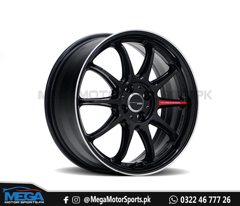 Work Emotion ZR10 15 Inches Rims - Glossy Black Color
