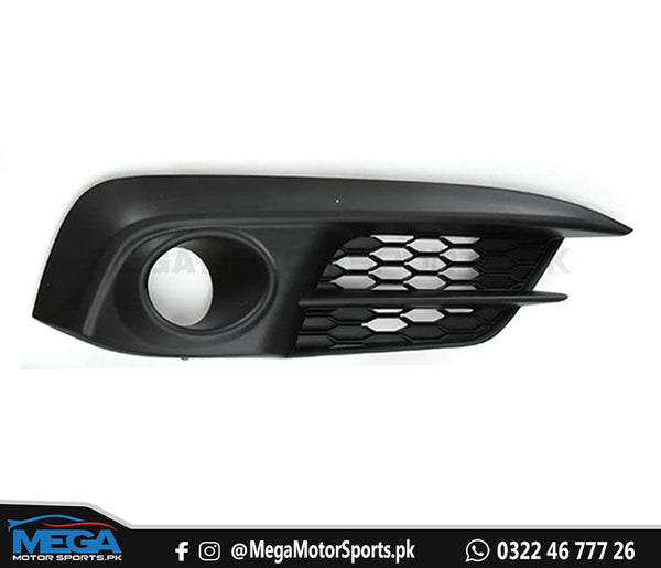 Honda Civic X Front Bumper Fog Cover - Right - For 2016 - 2021