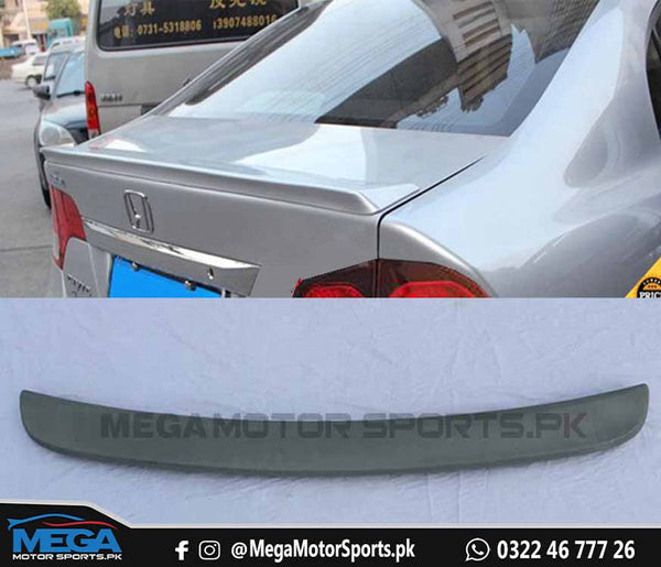 Honda Civic Reborn Trunk Lip Spoiler  2006 - 2012 ABS Plastic