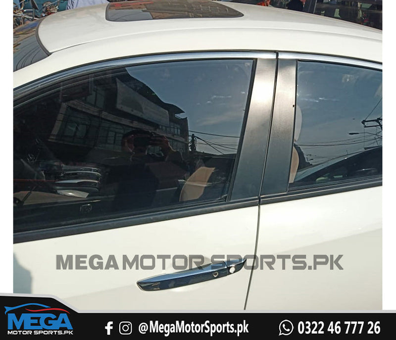 Honda Civic X  50% Tinted Window Glass - Originally Black Glass