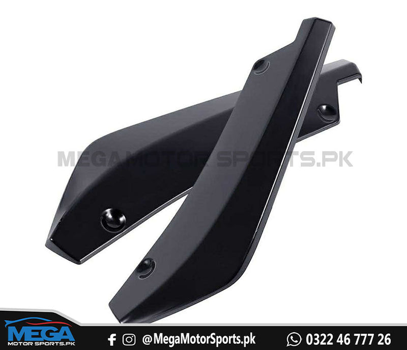 Honda Civic X Gloss Black Rear Bumper Splitter V2