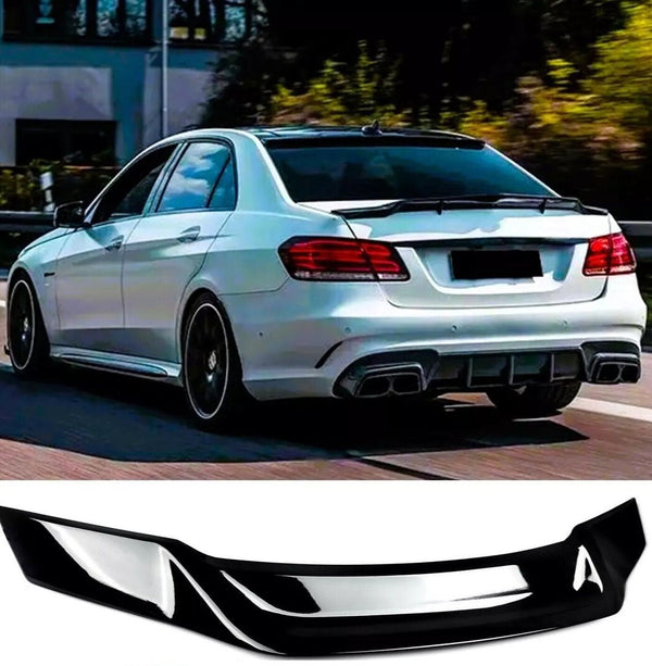 Mercedes E Class / E63 W212 Ducktail Spoiler Gloss Black 2008 - 2014