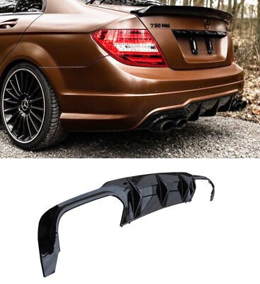 Mercedes C63 W204 AERO Style Rear Bumper Splitters