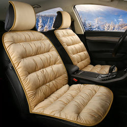 Velvet Golden Soft Cushion Covers for Car Seats Smooth Ultra Comfort Cover 1pc