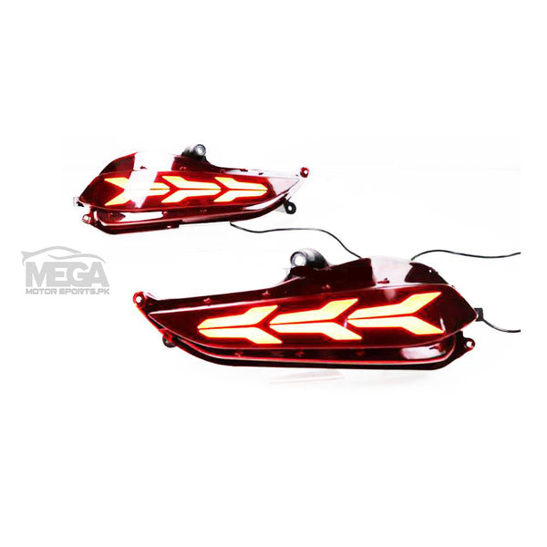 Toyota Yaris Lamborghini Style Rear Bumper LED Light