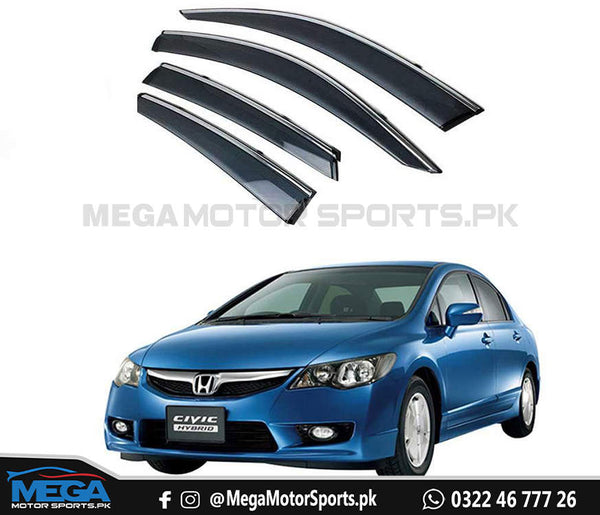 Honda Civic Reborn Air Press / Sun Visor With Chrome For 2006 - 2011