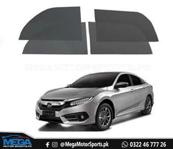 Honda Civic X OEM 50% Tinted Window Glass - Originally Black Glass