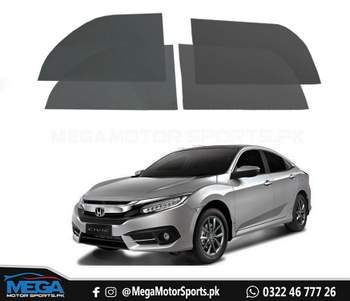 Honda Civic X OEM 50% Tinted Window Glass - Originally Black Glass