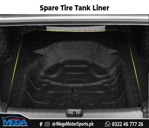 Honda Civic X Spare Tire Tank Liner in Trunk For 2016 - 2021