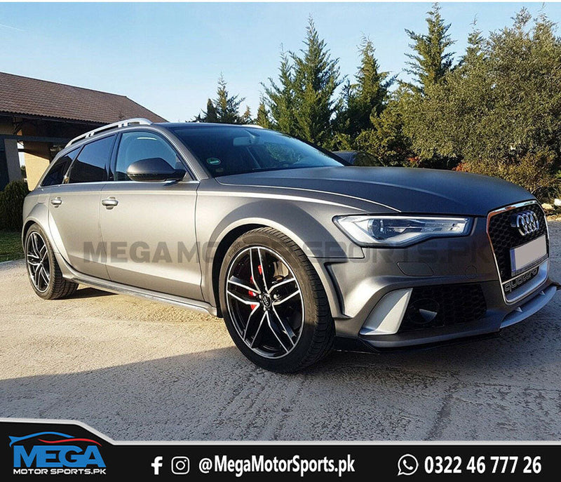 Audi A6 To RS6 Bodykit - Front and Diffuser(optional)