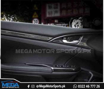 Honda Civic X Carbon Fiber Interior Door Strip