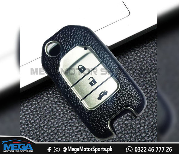 Honda Civic Rebirth TPU Leather Style Key Cover / Key Fob For 2012 2013 2014 2015
