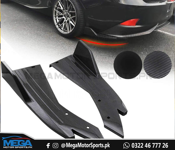 Honda Civic X Carbon Fiber Rear Bumper Splitter V1 For Models 2016 2017 2018 2019 2020 2021
